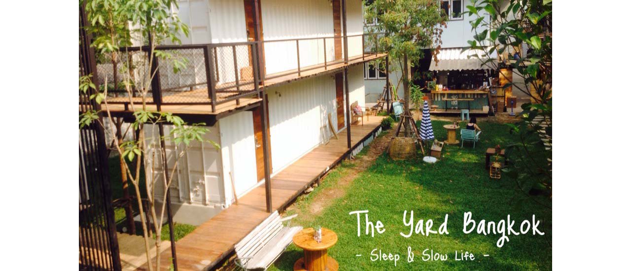 cover Sleep @ THE YARD BANGKOK: Sleep in a container in the heart of Bangkok