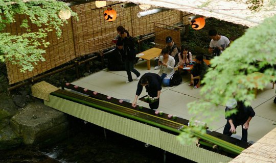 cover First Time Trying Bamboo Cylinder Somen Noodles at Kibune, Kyoto for a Summery Japanese Experience