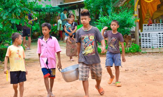 cover Carrying Backpacks for Volunteers (For Our Younger Siblings)...At...Ban Pa Ka-e Nyao Village, Phetchaburi Province (Remote, but Our Hearts Are Not Far Apart)