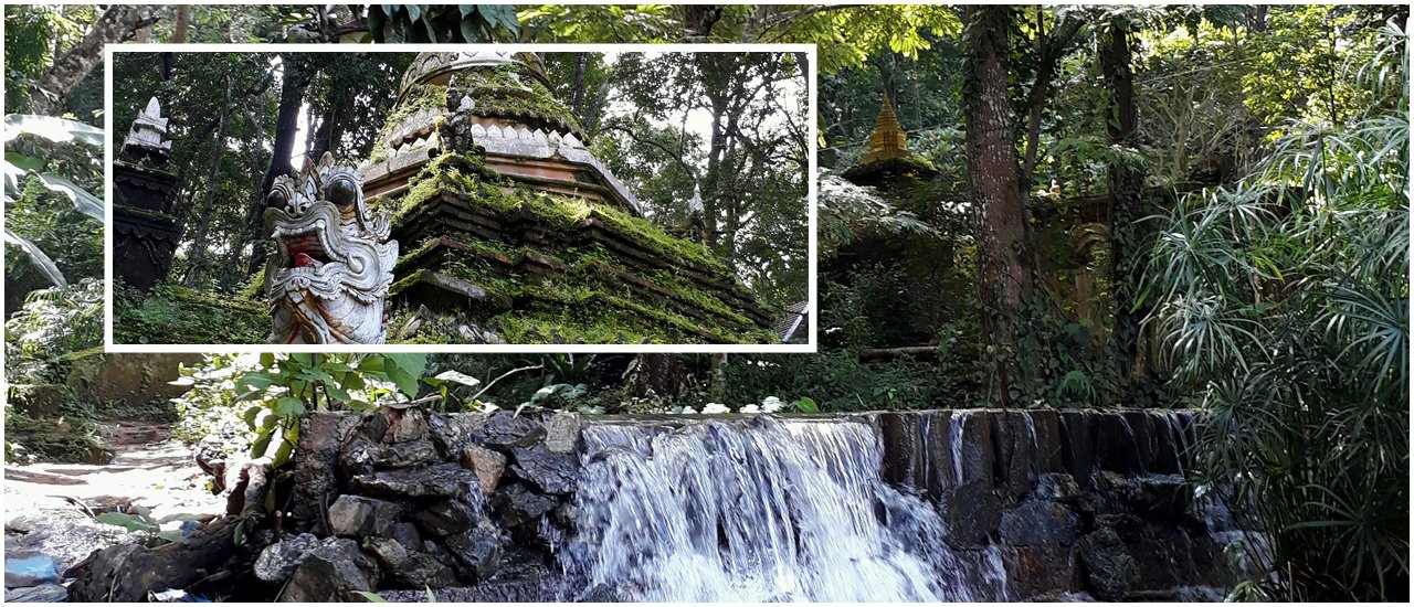 cover Wat Pha Lat, stunning during the rainy season ^^ It was also used as a filming location for the drama "Ruk Nakorn"