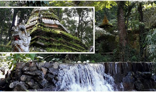 cover Wat Pha Lat, stunning during the rainy season ^^ It was also used as a filming location for the drama "Ruk Nakorn"