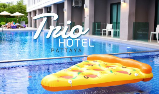 cover All day relax at the heart of Pattaya city, 'Trio Hotel'. Once you step in, you'll never want to leave.