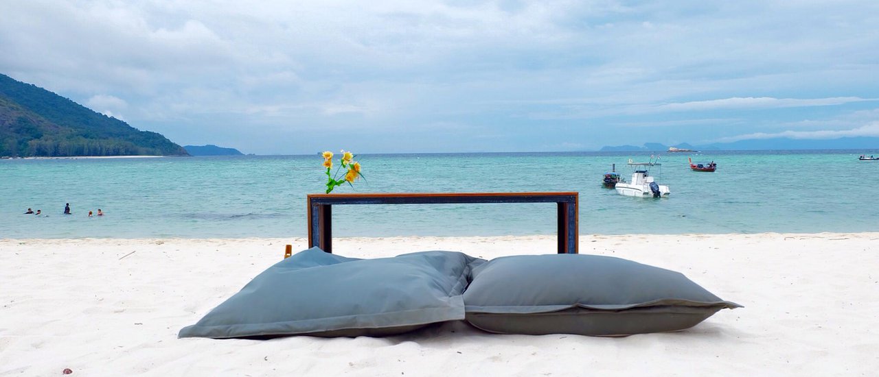 cover "Chill by the beach in front of Koh Lipe" - A stunning view from Koh Lipe's west coast.