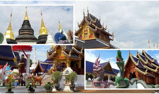 cover Admiring the Magnificent Lanna Buddhist Art of "Wat Den Sali Sri Mueang Gan"