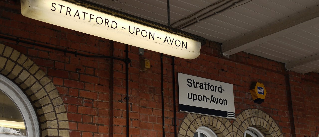 cover Stratford-upon-Avon, England: Take a train journey to the birthplace of the Bard, Shakespeare.