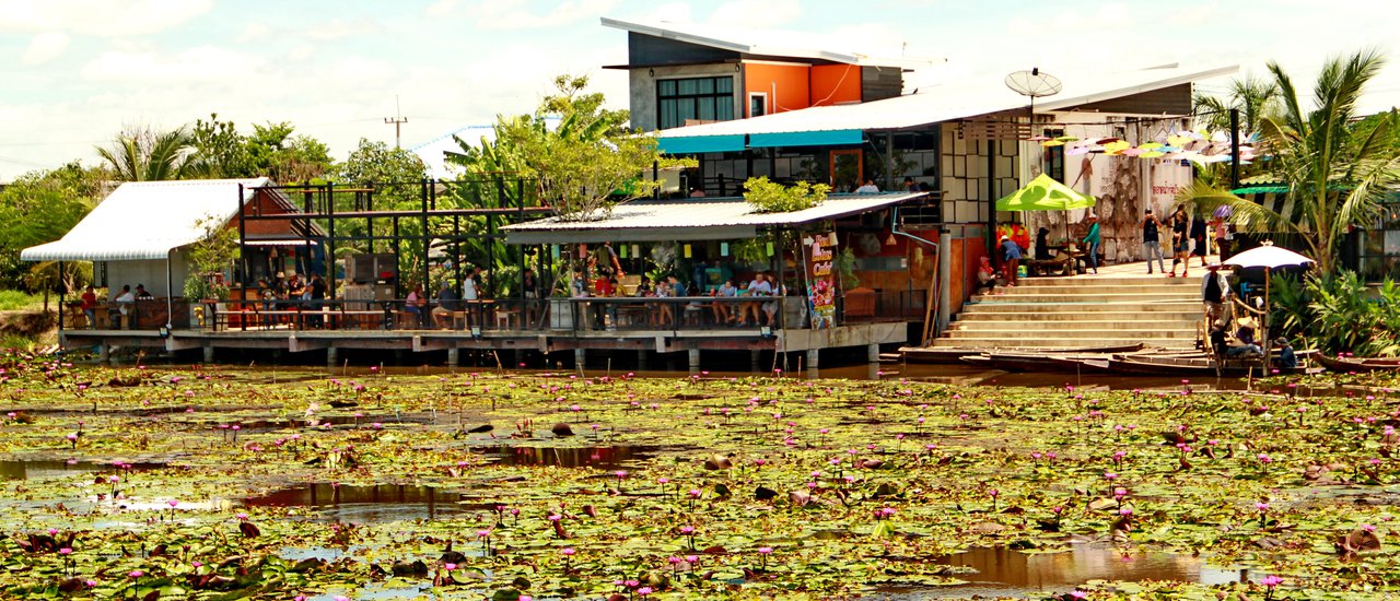 cover Tiny... at the Thung Bua Daeng Floating Market in Bang Len.