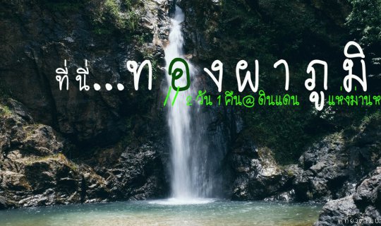 cover Here, "Thong Pha Phum," the land of mist.