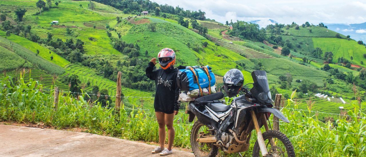 cover 4 days, 3 nights, 2 people, 1 car, and an exciting journey in Chiang Mai, Pa Pong Pieng Rice Terraces.