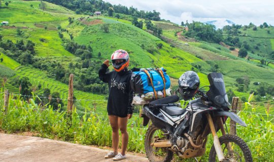 cover 4 days, 3 nights, 2 people, 1 car, and an exciting journey in Chiang Mai, Pa Pong Pieng Rice Terraces.
