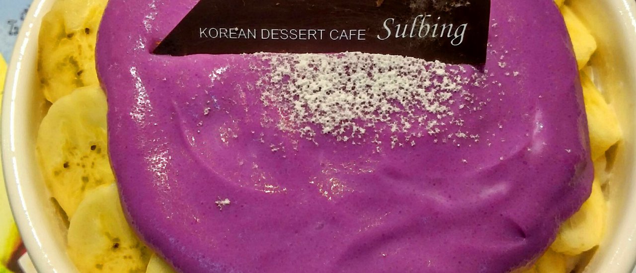 cover Purple Sweet Potato Bingsu (Newest Menu Item)