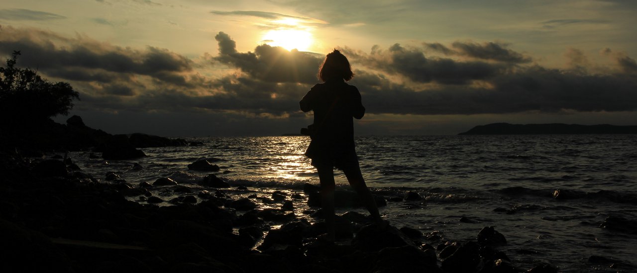 cover Stranded on an island, witnessing the sunrise and sunset.