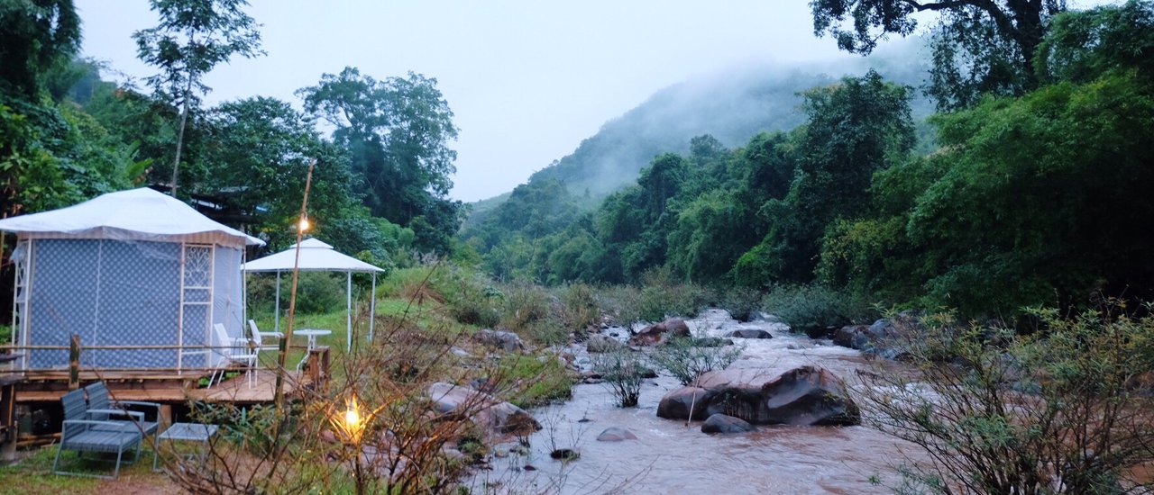 cover Sleep by the stream at... warm air from the fire at Sapan.