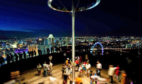 cover Marina Bay Sands SkyPark: A Bird's-Eye View of Singapore



The Marina Bay Sands SkyPark offers a breathtaking panoramic view of Singapore from above.