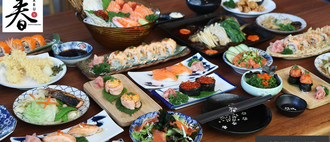 cover Indulge in the Premium Salmon Buffet at HARU Izakaya Sushi Bar for only 705 THB net.