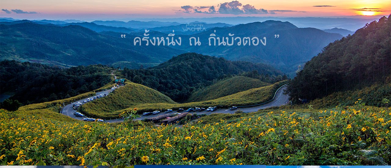 cover Once upon a time, in the land of Bua Tong, Khun Yuam, Mae Hong Son.