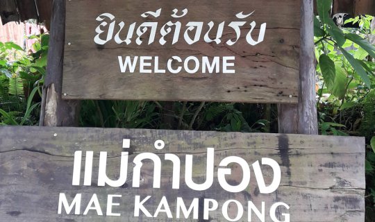 Cover Monkey Travels Thailand, Taking You to Mae Kampong...