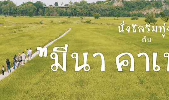 cover Relax by the rice fields at "Meena Cafe"