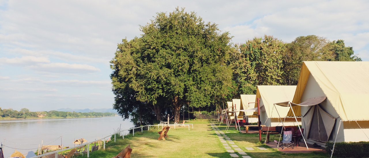 cover The Camp Chiangkhan: Camping by the Mekong River
This translates the original sentence from Thai to English, focusing on a simple and concise tone. It avoids personal pronouns and colloquialisms, while maintaining the meaning of the original text.