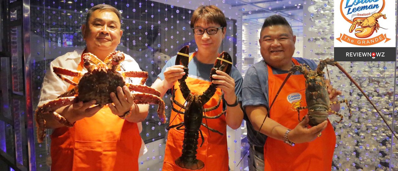 cover Today's bill exceeds 50,000 baht! With a massive jumbo-sized live seafood feast at Louis Leeman Seafood, Sukhumvit 39.