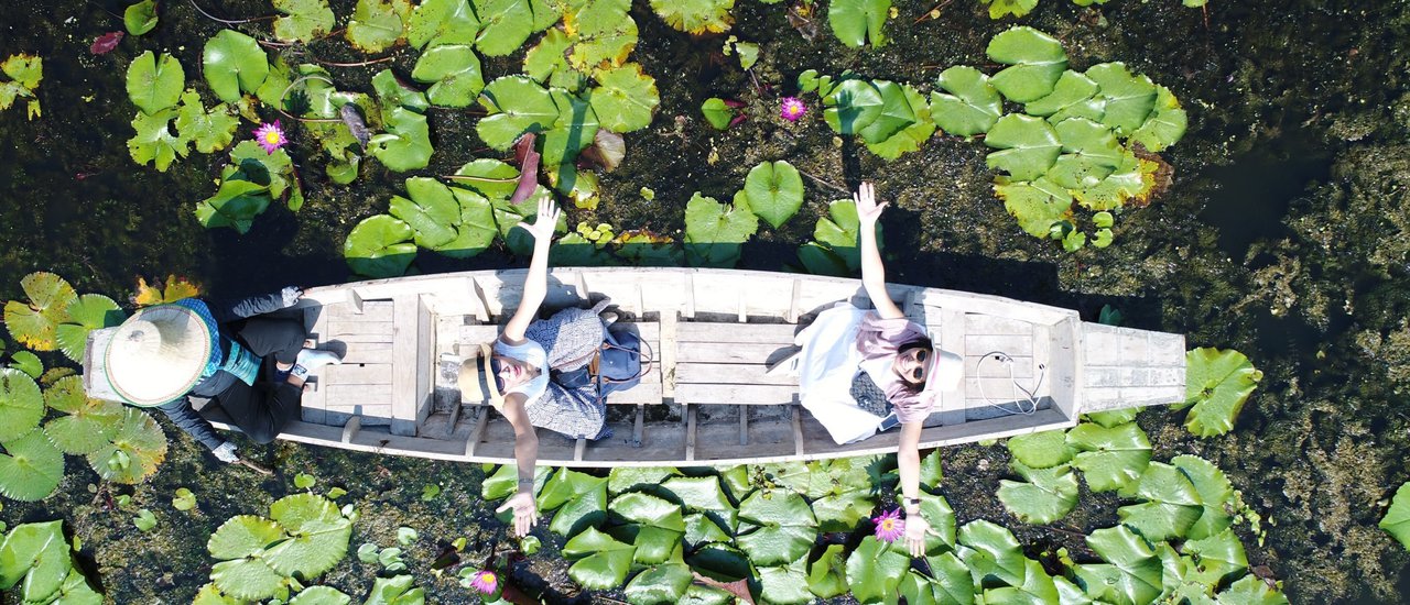 cover Sweet and Delicious Path: "Red Lotus Floating Market" in Bang Len and "Pink Cassia" at Kamphaeng Saen Campus, Kasetsart University