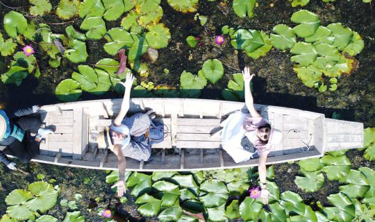 cover Sweet and Delicious Path: "Red Lotus Floating Market" in Bang Len and "Pink Cassia" at Kamphaeng Saen Campus, Kasetsart University
