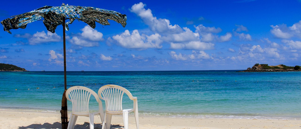 cover Goodbye summer with the beautiful beach at "Samaesan Island", Sattahip