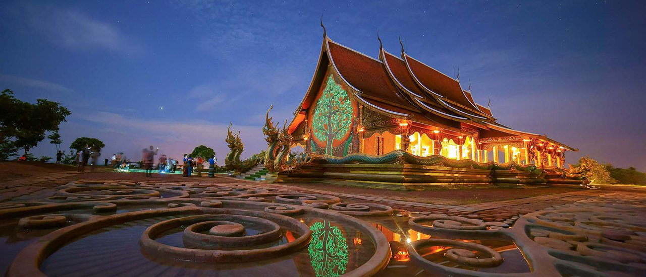 cover ขับรถเที่ยว อุบลราชธานี ชมวัดสิรินธรวราราม,น้ำตกแสงจันทร์,น้ำตกทุ่งนาเมือง,น้ำตกห้วยหลวง