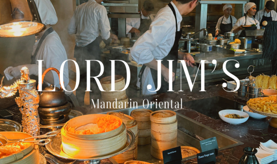 Cover Lord Jim’s Restaurant at Mandarin Oriental...