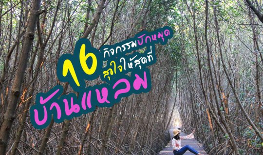 cover 16 Pinned Activities for Ultimate Happiness at Ban Laem
This translates the original sentence from Thai to English, maintaining a simple and short tone of voice. It avoids unnecessary information and focuses on the core message of the sentence.