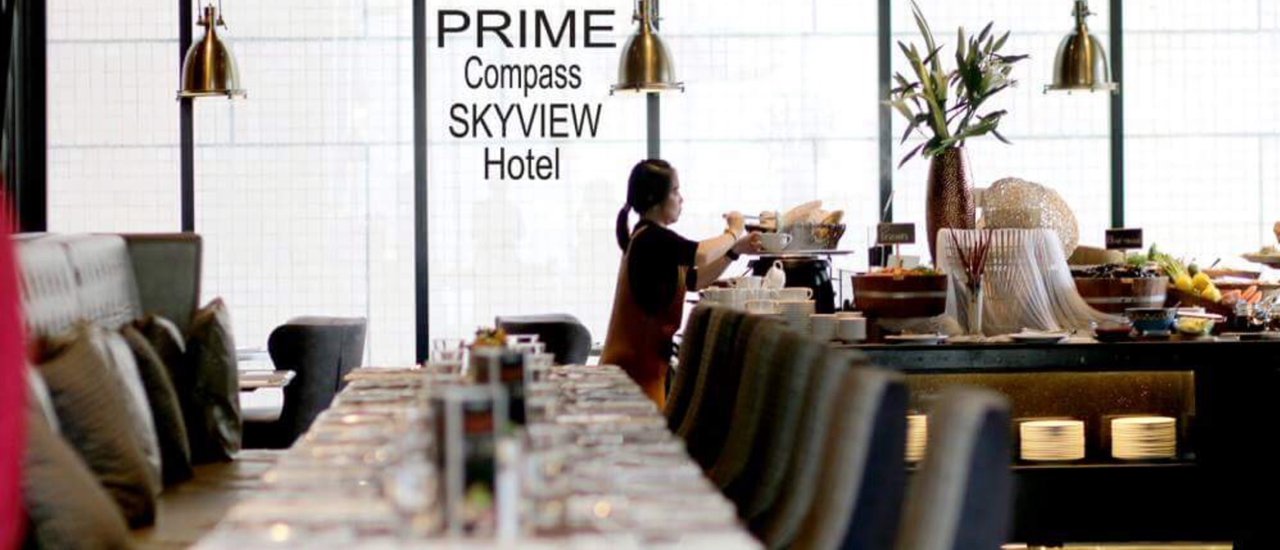 cover Indulge in a stylish and delicious Saturday brunch at PRIME Compass SKYVIEW Hotel.