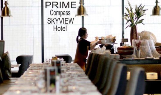 cover Indulge in a stylish and delicious Saturday brunch at PRIME Compass SKYVIEW Hotel.