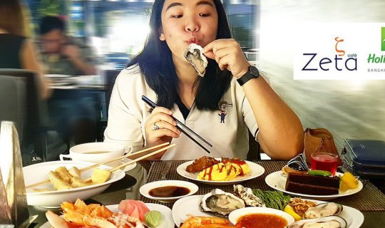 cover International Dinner Buffet at Zeta Cafe Restaurant, Holiday Inn Sukhumvit 22