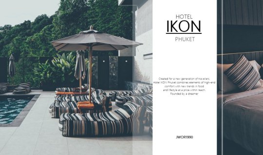 Cover HOTEL IKON : PHUKET : KARON BEACH
English:HOTEL IKON : PHUKET : KAR...