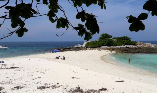 cover Phang Nga Bay's Raja Noi and Raja Yai Islands, near Phuket, witness a playful pod of dolphins frolicking in the water off Mai Khao Beach. (Video available)