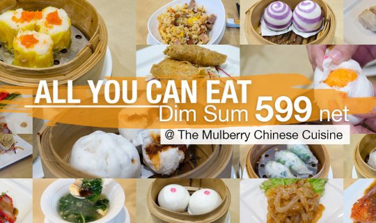 cover Review: All You Can Eat Dim Sum for 599 Baht Net at The Mulberry Chinese Cuisine