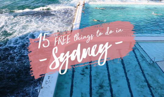 Cover 15 Free Things to Do in Sydney, Australia...