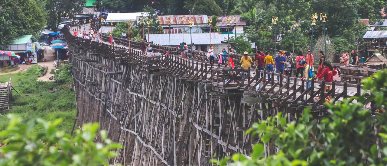 cover Sangkhla Buri: Strolling the Mon Bridge and Cruising to the Ancient Temples of Badaen
