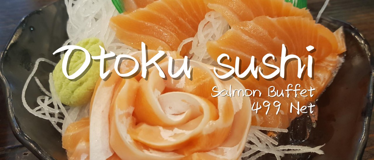 cover Buffet Salmon 499 Baht, Free Refill Drinks! No Extra Charge! Huge Salmon Slices, You Won't Be Disappointed!