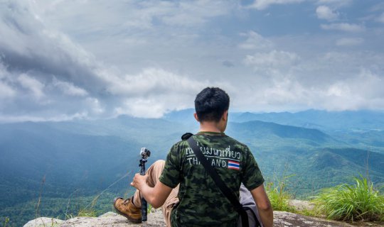 Cover Doi Luang Tak in the rainy season, a long and arduous journey, a hea...