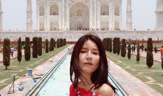 Cover A woman traveling alone in India....