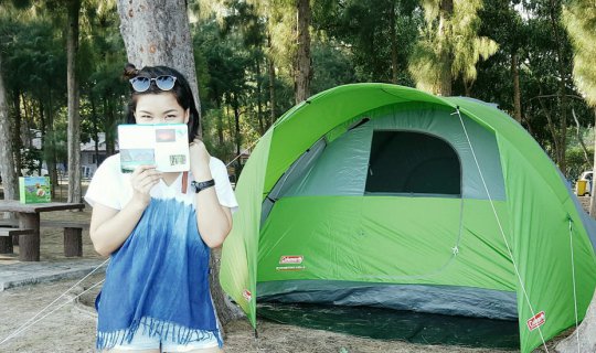 Cover Camping by the sea, with the salty breeze at Wanakorn Beach....