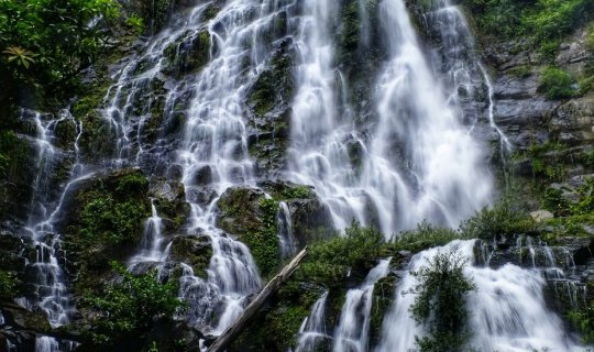 Cover Rainbow Waterfall, Ranong Province, Southern Paradise...