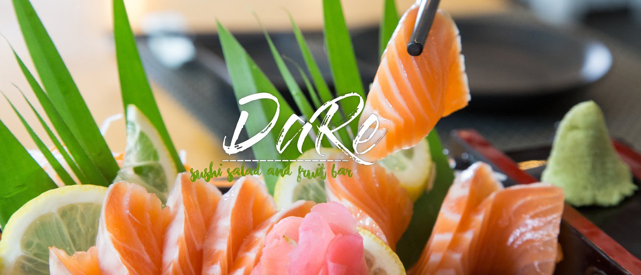 cover Enjoy a Japanese buffet, listen to the sound of the waves from the sea, and watch the sunset at "DaRe Sushi Salad and Fruit Bar".