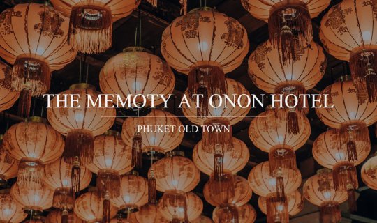 Cover The memory at On On Hotel, Phuket Old Town...