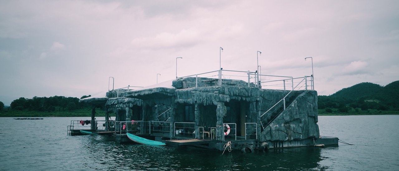 cover Sleeping soundly on a raft.