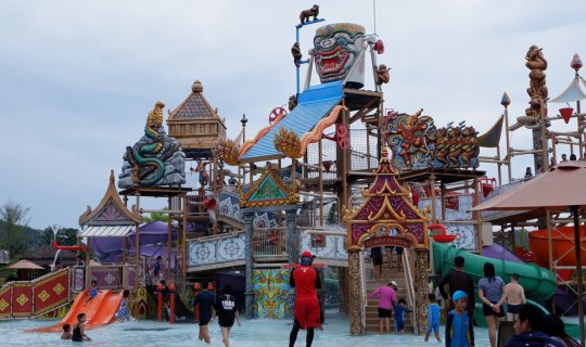 cover Visit the largest water park in Thailand .... Ramayana Water Park.