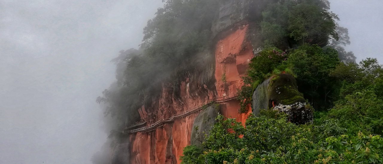 cover Phu Thok Temple (Wat Chetiya Sri Wihan), Bueng Kan Province, Thailand.