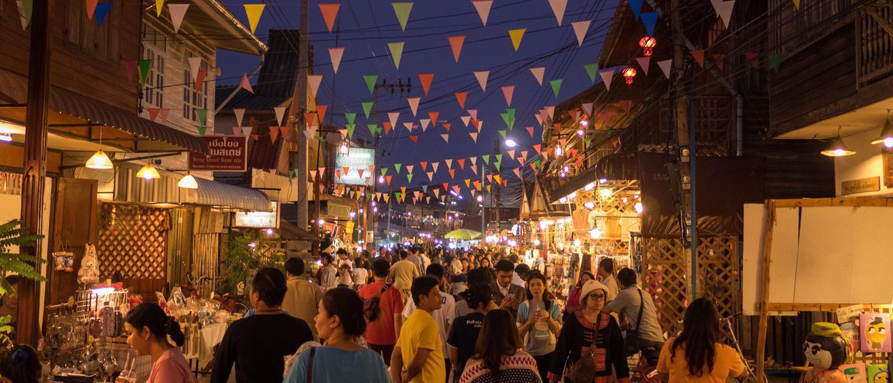 cover Soak up the ambiance along the Mekong River on the quaint walking street in Chiang Khan