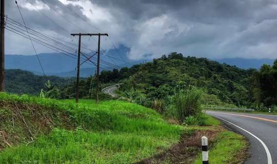 Cover Travel Nan during the rainy season....