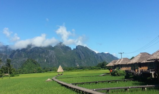 Cover 3 Days 2 Nights in Laos: Vang Vieng & Vientiane (No Water Activities...